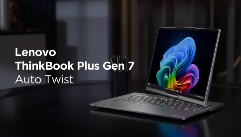 Lenovo ThinkBook Plus with a screen that twists automatically coming this summer for $1650 and up - Liliputing