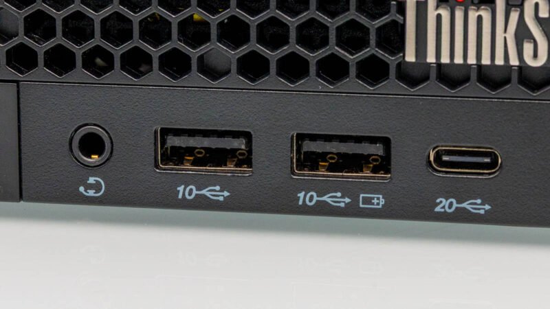 Lenovo ThinkStation P3 Tiny Gen 2 Workstation USB A Port 1