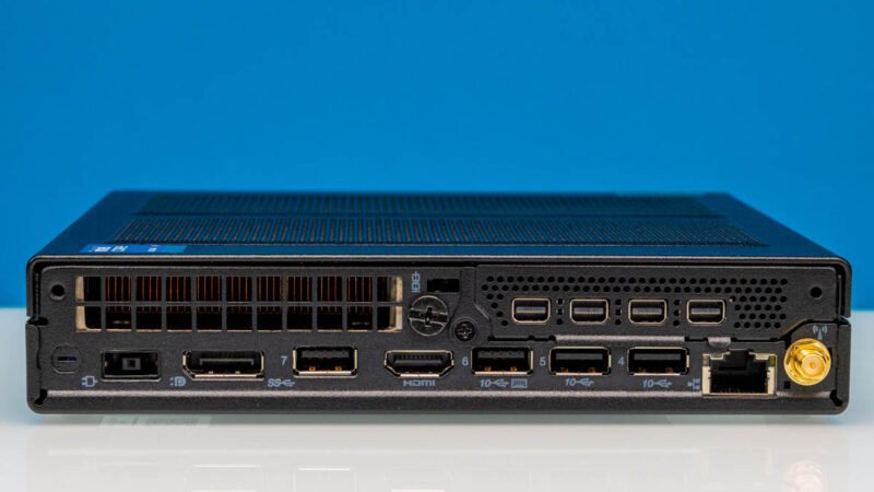 Lenovo ThinkStation P3 Tiny Gen 2 Workstation Rear 1