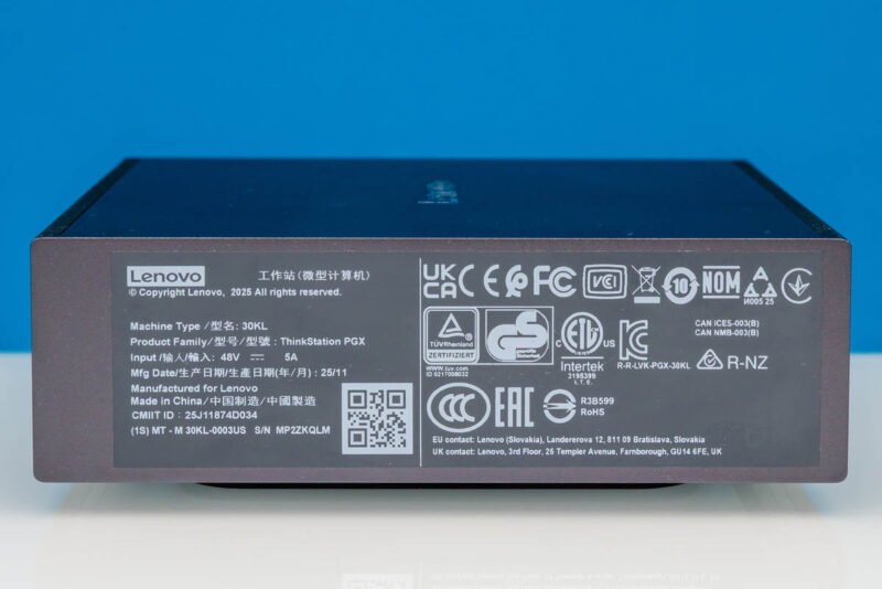 Lenovo PGX NVIDIA GB10 Side 2