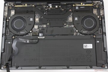 Dell XPS 14 showing support for full length M.2 2280 SSDs