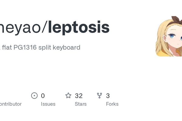 Leptosis: The Ultra-Flat Split Keyboard Pushing DIY Hardware Boundaries