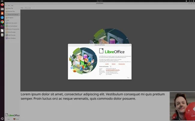 LibreOffice 26.8 build with new donation banner placeholder