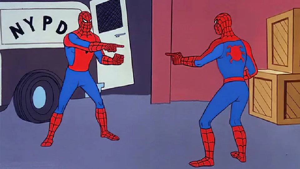 Spider-Man pointing meme