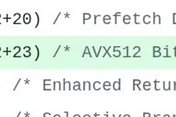 Linux 7.1 To Expose AMD Zen 6's AVX-512 BMM For Guest VMs