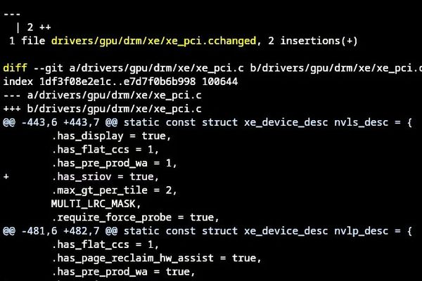 Linux 7.2 Brings SR‑IOV to Intel Nova Lake Xe3P Graphics