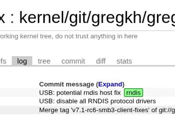Linux Might Finally Disable The Microsoft RNDIS Protocol Drivers In 2026