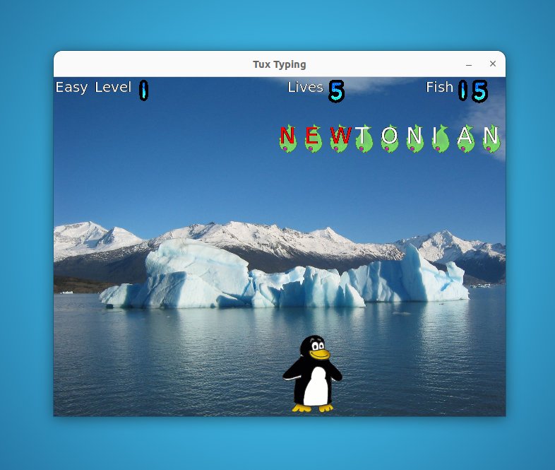 tux typing
