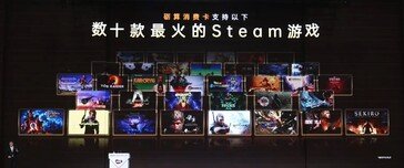 Some of the games supported out-of-the-box