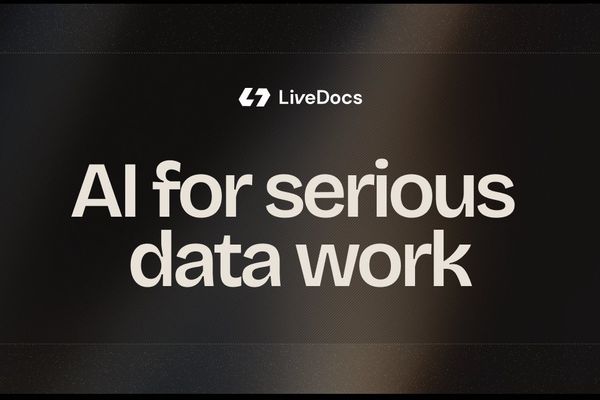 Livedocs: AI-Powered Data Analysis That Turns Questions Into Insights in Seconds