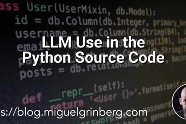 LLM Use in the Python Source Code
