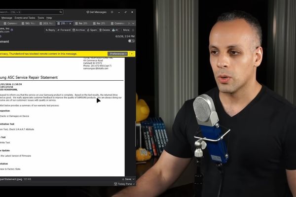 Louis Rossmann Sues Samsung Over 4TB 990 Pro Warranty: $330 Refund Versus a $949 Replacement