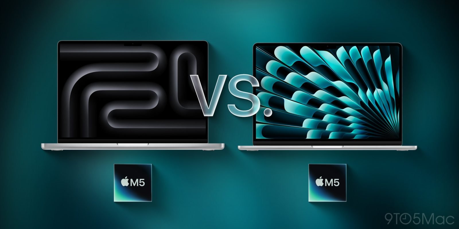 M5 14-inch MacBook Pro vs M5 13-inch MacBook Air