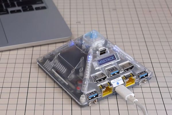 M5Stack AI Pyramid: A Translucent Tetrahedral Edge-AI Appliance at $199