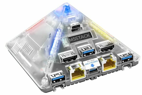 M5Stack AI Pyramid: A 24 TOPS NPU Mini PC with a Striking Design