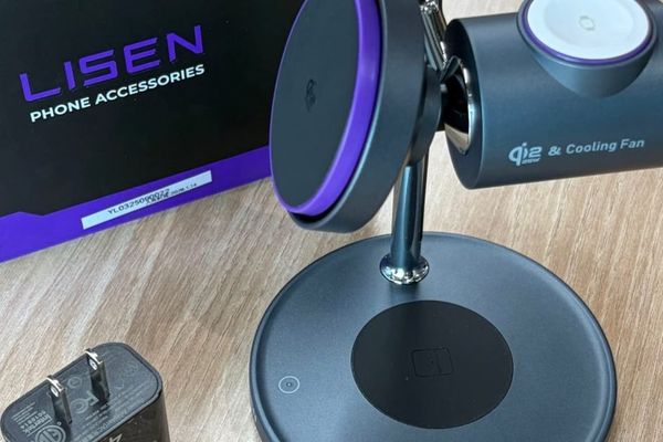 LISEN's New 3-in-1 MagSafe Desk Charger Tackles Heat with Active Cooling for 25W Speeds
