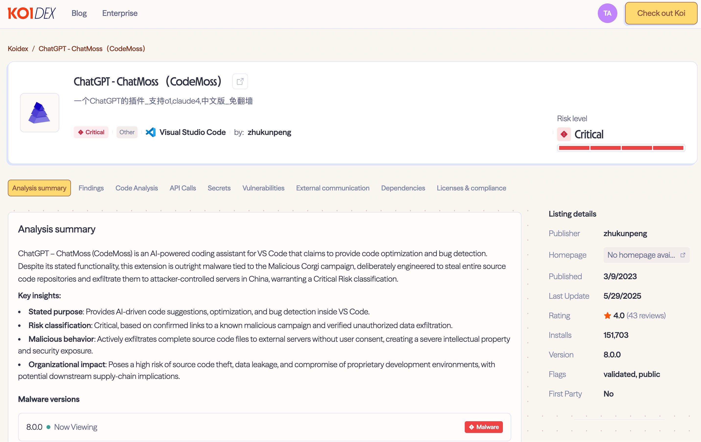 Malicious VS Code AI Extensions Harvesting Code from 1.5M Devs