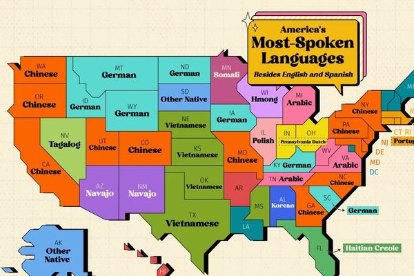 Voronoi App Maps America's Linguistic Diversity Beyond English and Spanish