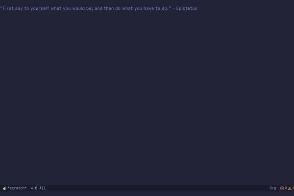 Emacs as Your Digital Fortress of Solitude