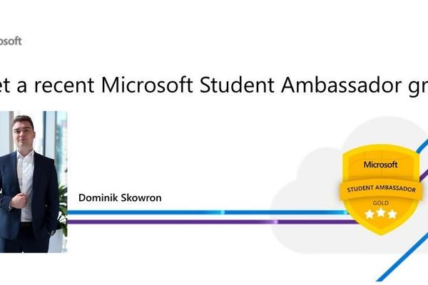 From Student Ambassador to Cloud Leader: Dominik Skowron's Journey to Gold