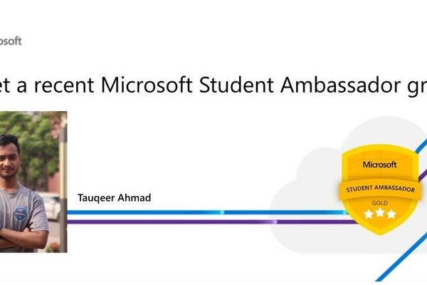 From Student Ambassador to AI Leader: Tauqeer Ahmad's Journey with Microsoft