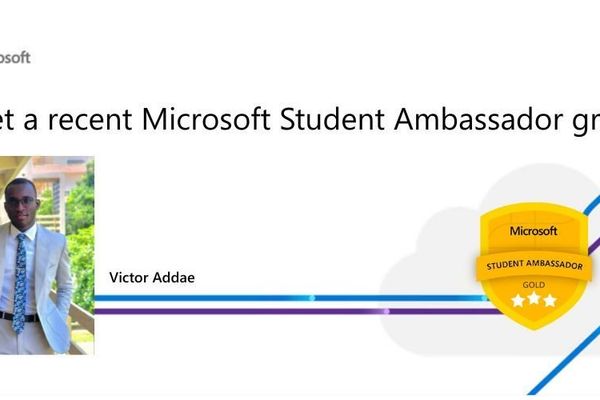 Victor Addae: From Accra to AI Leadership Through Microsoft Student Ambassadors