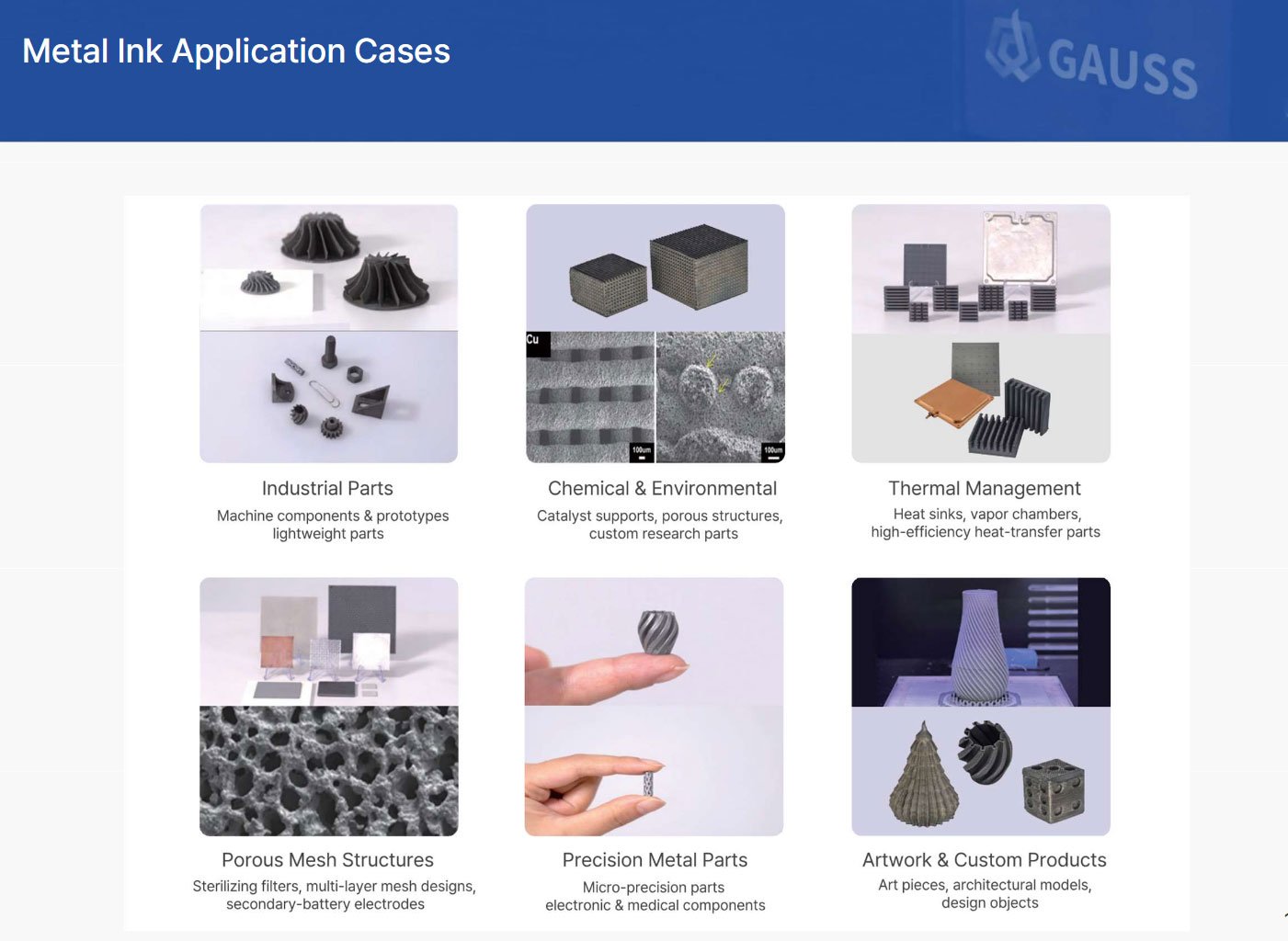 MetalPrinting Gauss MT90 3D printer 
