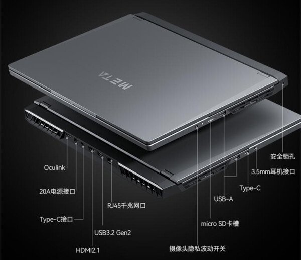 MetaMech releases new 16-inch gaming laptop with OCuLink and up to 96 GB VRAM - NotebookCheck.net News