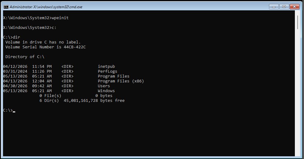 YellowKey Bitlocker exploit