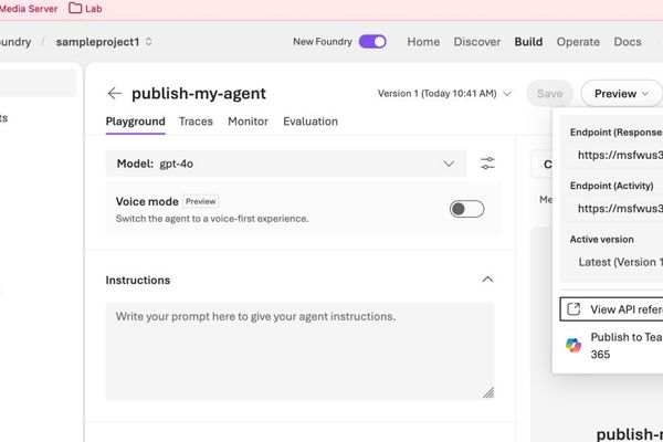Microsoft Foundry – Publishing Agents to Teams – Deep Dive Part 1