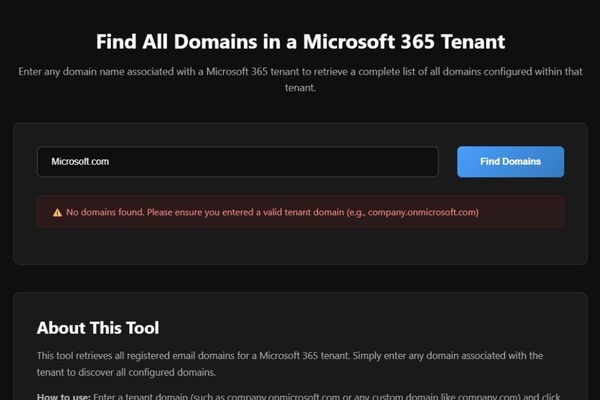 Microsoft Closes Another Tenant Enumeration Loophole in Microsoft 365