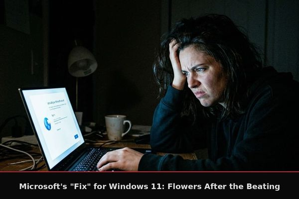 Microsoft's "Fix" for Windows 11: Flowers After the Beating