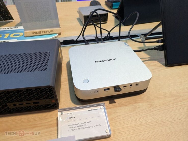 The CES 2026 showcase of the mini PC (Image source: TechPowerUp)