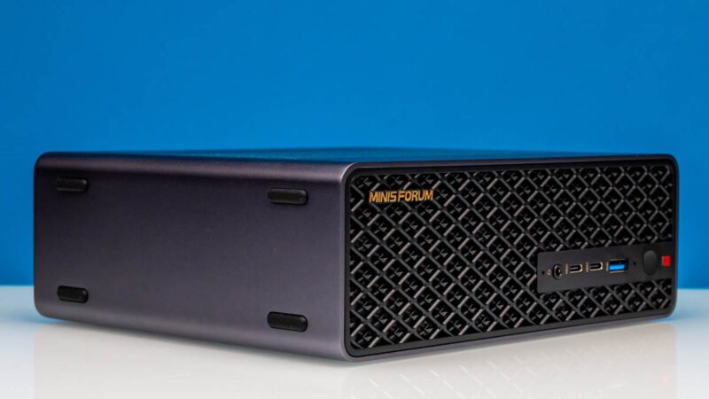 Minisforum MS S1 Max Front Angled 4