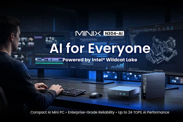 MINIX introduces N304-AI mini PC with Intel Wildcat Lake chip