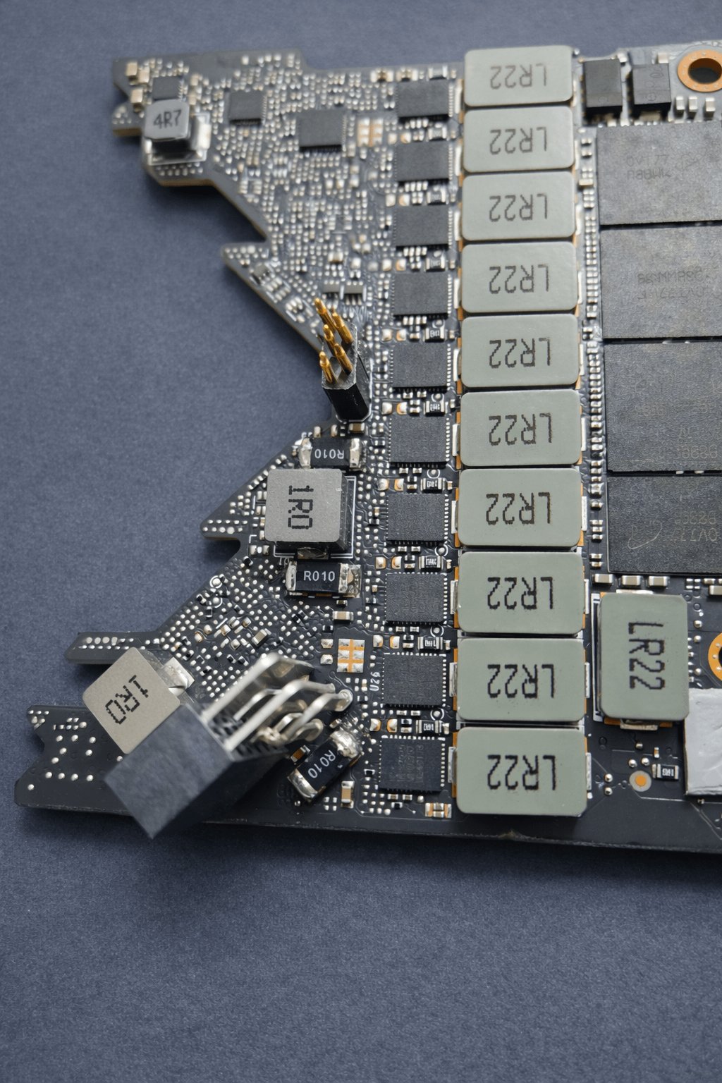 Modded PCB of an unreleased 20GB Nvidia GeForce RTX 3080 Ti sample PCB