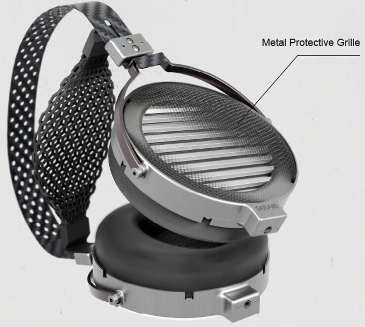 The Moondrop Skyland uses an open-back design with a fine wire mesh cover for audio transparency. (Image source: Moondrop)