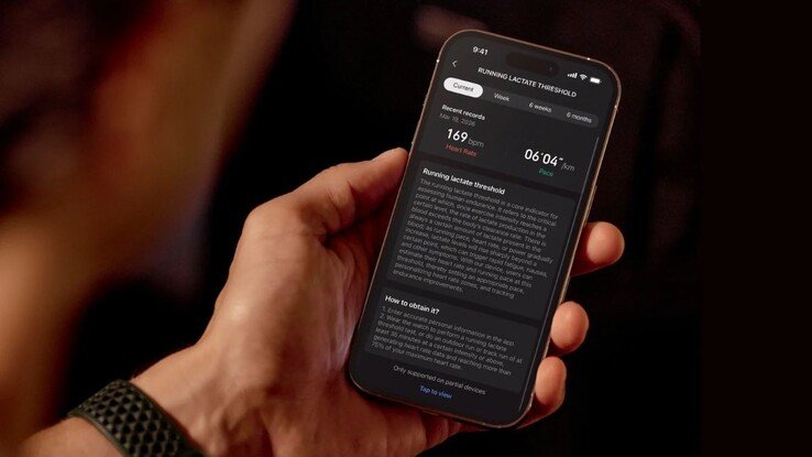 The Amazfit Lactate Threshold measurement feature