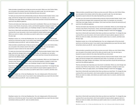 More logical navigation through Word documents for screen readers