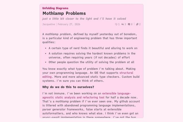 The Mothlamp Problem: Why Engineers Chase Impossible Dreams