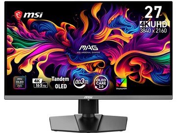 Front of the MSI MAG 272UP QD OLED E16