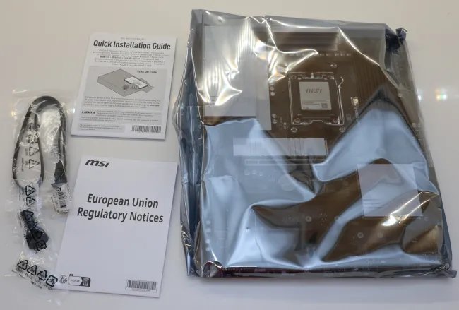 MSI PRO B850-P WIFI product contents