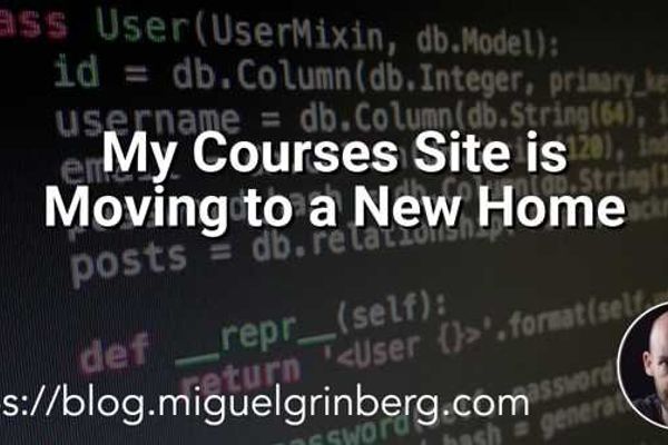 My Courses Site is Moving to a New Home