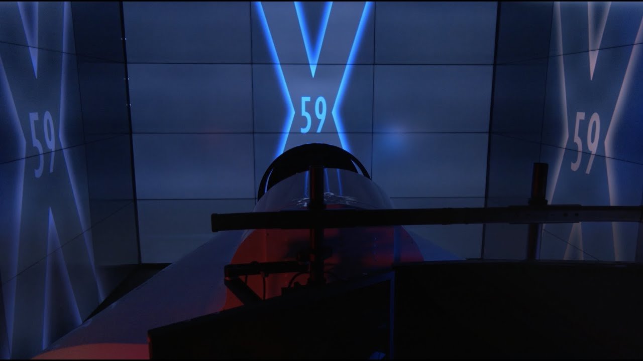 NASA’s Simulator for X-59 Quiet SuperSonic Technology Aircraft Receives Upgrade - YouTube