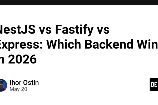 NestJS vs Fastify vs Express: Choosing the Right Backend for High‑Throughput SaaS in 2026