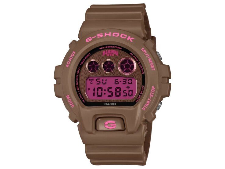 The Casio G-Shock x Hardies NYC DW-6900HH-5 watch. (Image source: Casio)