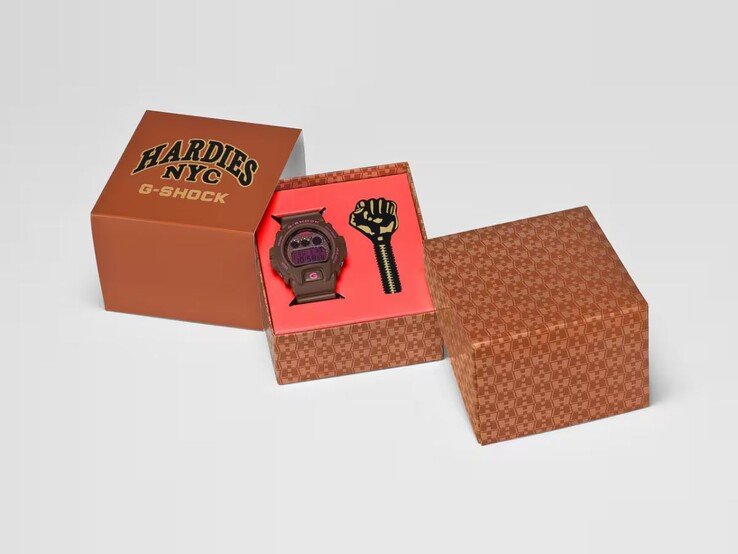 The Casio G-Shock x Hardies NYC DW-6900HH-5 watch. (Image source: Casio)