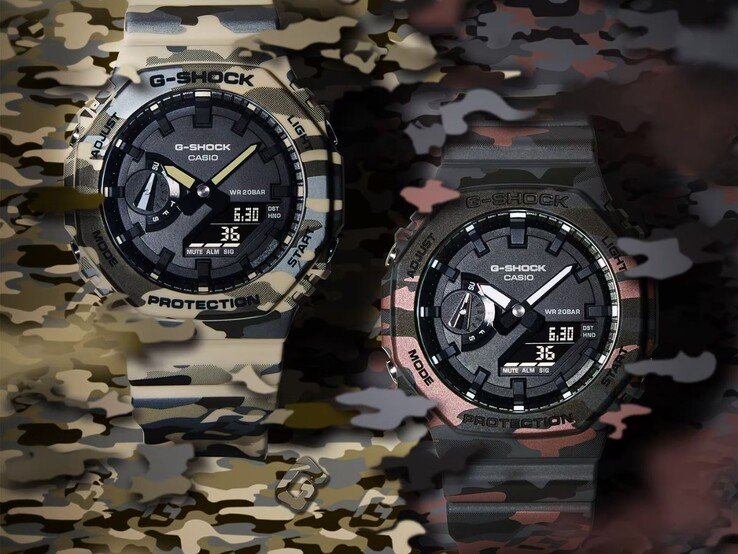 The Casio G-Shock camouflage watches