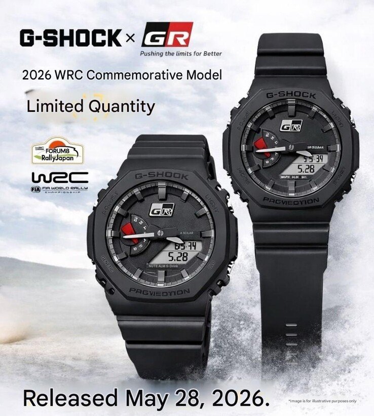 A poster for the Casio G-Shock x GR GA-2100 watch (machine translated)